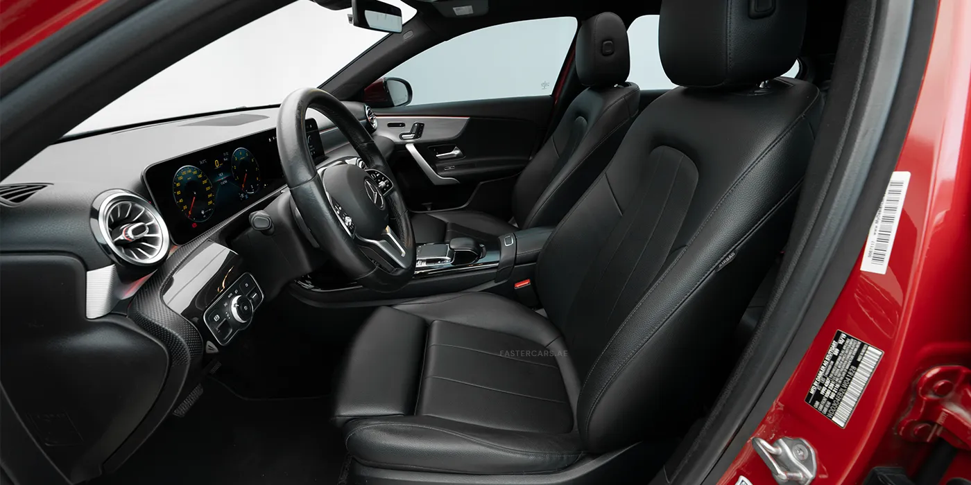 Mercedes A220 Red Interior